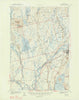 Lincoln Maine Historical topographic map, 1:62500 scale, 15 X 15 Minute, Year 1942