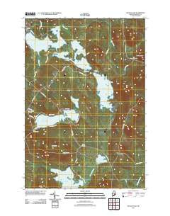 Lincoln East Maine Historical topographic map, 1:24000 scale, 7.5 X 7.5 Minute, Year 2011