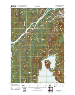 Lincoln West Maine Historical topographic map, 1:24000 scale, 7.5 X 7.5 Minute, Year 2011