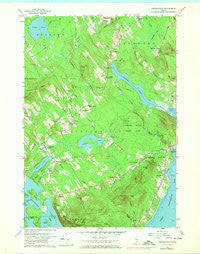 Lincolnville Maine Historical topographic map, 1:24000 scale, 7.5 X 7.5 Minute, Year 1960