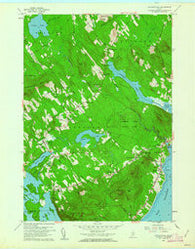 Lincolnville Maine Historical topographic map, 1:24000 scale, 7.5 X 7.5 Minute, Year 1960