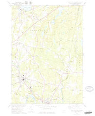 Lisbon Falls North Maine Historical topographic map, 1:24000 scale, 7.5 X 7.5 Minute, Year 1979