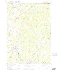 Lisbon Falls North Maine Historical topographic map, 1:24000 scale, 7.5 X 7.5 Minute, Year 1979
