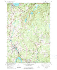 Lisbon Falls North Maine Historical topographic map, 1:24000 scale, 7.5 X 7.5 Minute, Year 1979