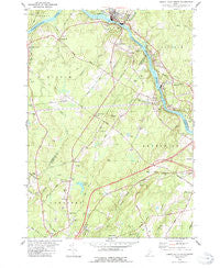 Lisbon Falls South Maine Historical topographic map, 1:24000 scale, 7.5 X 7.5 Minute, Year 1979