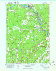 Lisbon Falls South Maine Historical topographic map, 1:24000 scale, 7.5 X 7.5 Minute, Year 1979