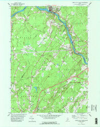 Lisbon Falls South Maine Historical topographic map, 1:24000 scale, 7.5 X 7.5 Minute, Year 1979