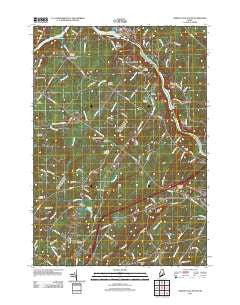 Lisbon Falls South Maine Historical topographic map, 1:24000 scale, 7.5 X 7.5 Minute, Year 2011