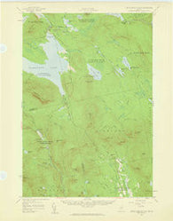 Little Bigelow Mtn Maine Historical topographic map, 1:62500 scale, 15 X 15 Minute, Year 1956