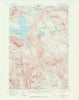 Little Bigelow Mtn Maine Historical topographic map, 1:62500 scale, 15 X 15 Minute, Year 1956