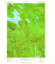 Little Bigelow Mtn Maine Historical topographic map, 1:62500 scale, 15 X 15 Minute, Year 1956