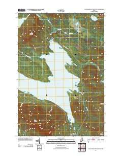 Little Bigelow Mountain Maine Historical topographic map, 1:24000 scale, 7.5 X 7.5 Minute, Year 2011