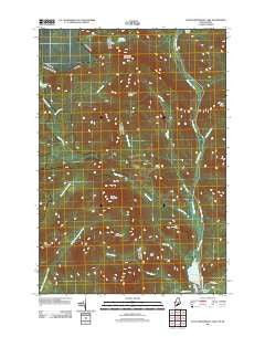 Little Kennebago Lake Maine Historical topographic map, 1:24000 scale, 7.5 X 7.5 Minute, Year 2011