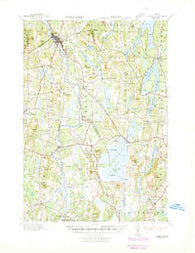 Livermore Maine Historical topographic map, 1:62500 scale, 15 X 15 Minute, Year 1941