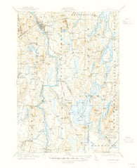 Livermore Maine Historical topographic map, 1:62500 scale, 15 X 15 Minute, Year 1912