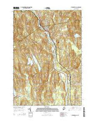 Livermore Falls Maine Current topographic map, 1:24000 scale, 7.5 X 7.5 Minute, Year 2014