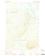 Lobster Mountain Maine Historical topographic map, 1:24000 scale, 7.5 X 7.5 Minute, Year 1989