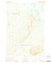 Lobster Mountain Maine Historical topographic map, 1:24000 scale, 7.5 X 7.5 Minute, Year 1989