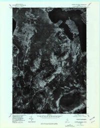 Lobster Mountain Maine Historical topographic map, 1:24000 scale, 7.5 X 7.5 Minute, Year 1977