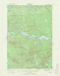 Long Pond Maine Historical topographic map, 1:62500 scale, 15 X 15 Minute, Year 1922