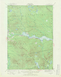 Long Pond Maine Historical topographic map, 1:62500 scale, 15 X 15 Minute, Year 1922