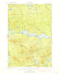 Long Pond Maine Historical topographic map, 1:62500 scale, 15 X 15 Minute, Year 1922