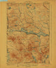 Long Pond Maine Historical topographic map, 1:62500 scale, 15 X 15 Minute, Year 1924