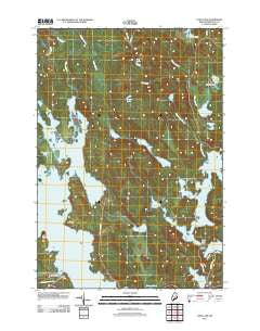 Long Lake Maine Historical topographic map, 1:24000 scale, 7.5 X 7.5 Minute, Year 2011