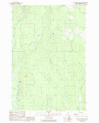 Lookout Mountain Maine Historical topographic map, 1:24000 scale, 7.5 X 7.5 Minute, Year 1989