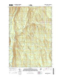 Lookout Mountain Maine Current topographic map, 1:24000 scale, 7.5 X 7.5 Minute, Year 2014