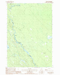 Loon Bay Maine Historical topographic map, 1:24000 scale, 7.5 X 7.5 Minute, Year 1988