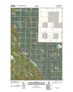 Loon Bay Maine Historical topographic map, 1:24000 scale, 7.5 X 7.5 Minute, Year 2011