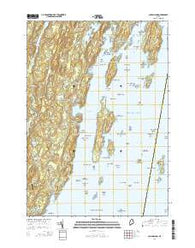 Louds Island Maine Current topographic map, 1:24000 scale, 7.5 X 7.5 Minute, Year 2014