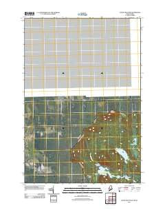 Louise Mountain Maine Historical topographic map, 1:24000 scale, 7.5 X 7.5 Minute, Year 2011