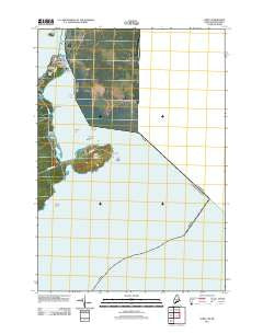 Lubec Maine Historical topographic map, 1:24000 scale, 7.5 X 7.5 Minute, Year 2011