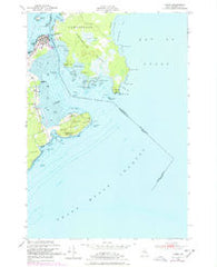 Lubec Maine Historical topographic map, 1:24000 scale, 7.5 X 7.5 Minute, Year 1949