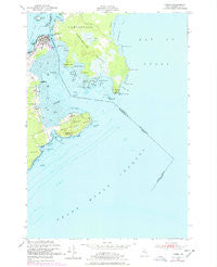 Lubec Maine Historical topographic map, 1:24000 scale, 7.5 X 7.5 Minute, Year 1949