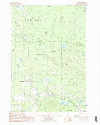 Ludlow Maine Historical topographic map, 1:24000 scale, 7.5 X 7.5 Minute, Year 1986