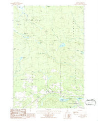 Ludlow Maine Historical topographic map, 1:24000 scale, 7.5 X 7.5 Minute, Year 1986
