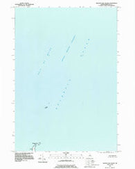 Machias Seal Island Maine Historical topographic map, 1:24000 scale, 7.5 X 7.5 Minute, Year 1993