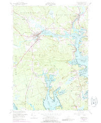 Machias Maine Historical topographic map, 1:24000 scale, 7.5 X 7.5 Minute, Year 1949