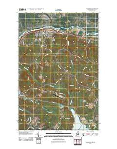 Madawaska Maine Historical topographic map, 1:24000 scale, 7.5 X 7.5 Minute, Year 2011