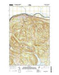 Madawaska Maine Current topographic map, 1:24000 scale, 7.5 X 7.5 Minute, Year 2014
