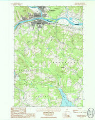 Madawaska Maine Historical topographic map, 1:24000 scale, 7.5 X 7.5 Minute, Year 1986