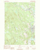 Madison West Maine Historical topographic map, 1:24000 scale, 7.5 X 7.5 Minute, Year 1989