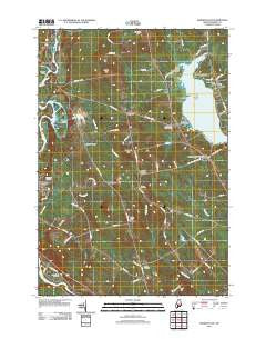 Madison East Maine Historical topographic map, 1:24000 scale, 7.5 X 7.5 Minute, Year 2011