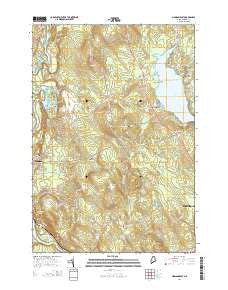 Madison East Maine Current topographic map, 1:24000 scale, 7.5 X 7.5 Minute, Year 2014