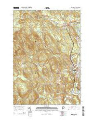 Madison West Maine Current topographic map, 1:24000 scale, 7.5 X 7.5 Minute, Year 2014