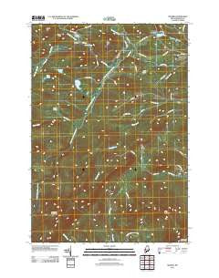 Madrid Maine Historical topographic map, 1:24000 scale, 7.5 X 7.5 Minute, Year 2011