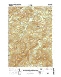 Madrid Maine Current topographic map, 1:24000 scale, 7.5 X 7.5 Minute, Year 2014